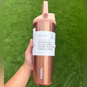 Limited Edition Owala 30oz Metallic Rose Gold Freesip Sway